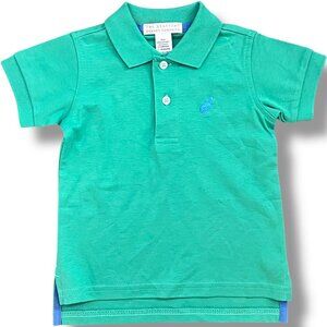 NWT! The Beaufort Bonnet Company Prim and Proper Polo Kelly Green 12-18M